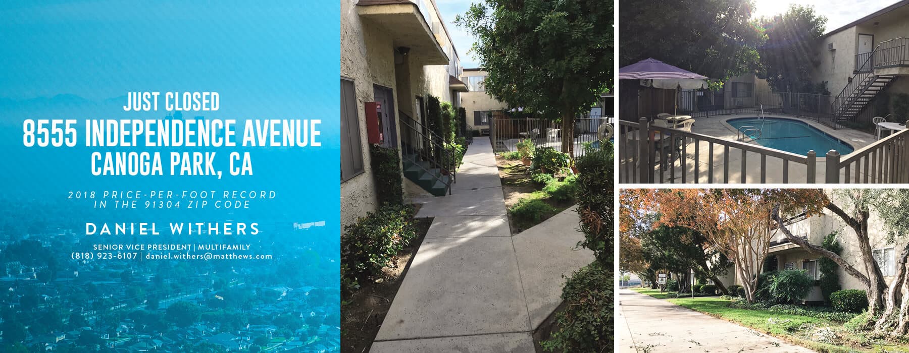 Matthews™ Sets Price-Per-Foot Record in the 91304 Zip Code featured image 