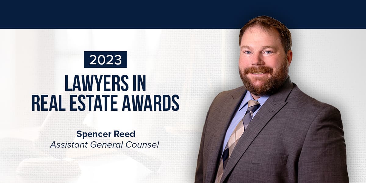 Spencer Reed Honored in Connect CRE Lawyers in Real Estate Awards featured image 