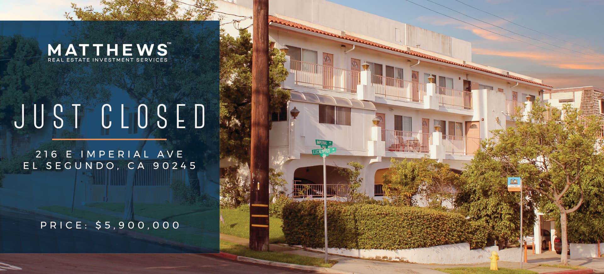 Matthews™ Arranges the Sale of $5.9M Multifamily Property in El Segundo featured image 