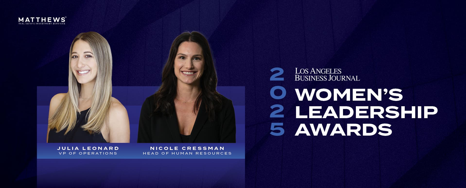 Julia Leonard & Nicole Cressman Recognized in 2025 Women Leadership Awards featured image 