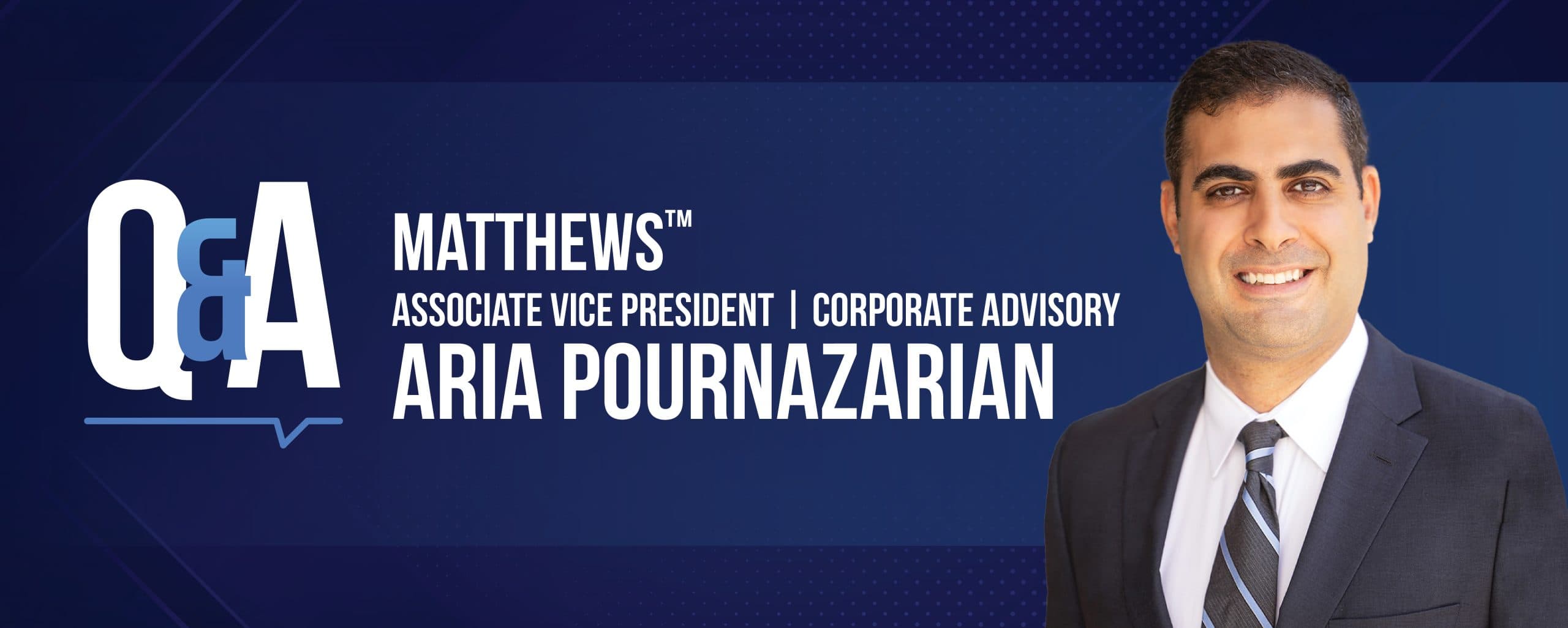 Q&A Aria Pournazarian | Associate Vice President image