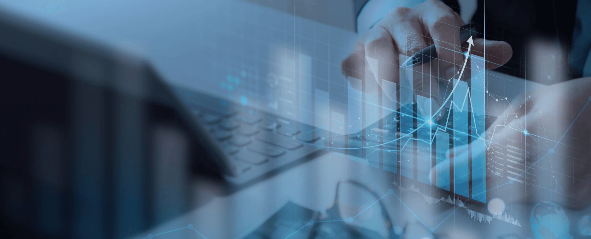 Property Pricing vs The Fed: financial charts and calculator imagery showing how Federal Reserve interest rate changes impact commercial real estate valuations.