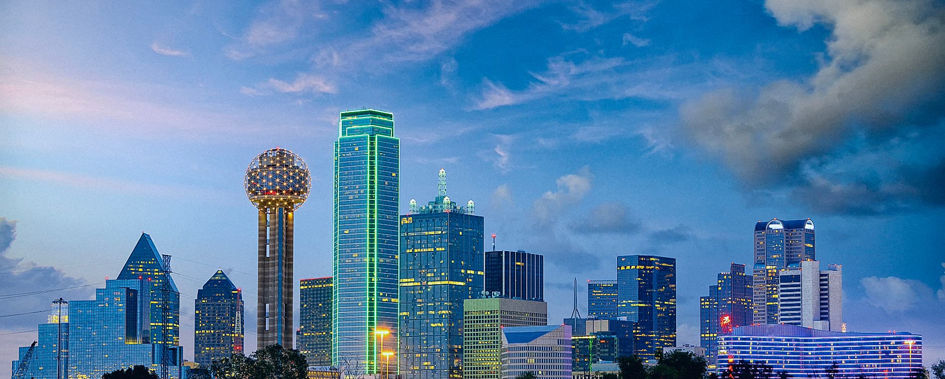 Skyline of Dallas for the DFW Industrial Market report